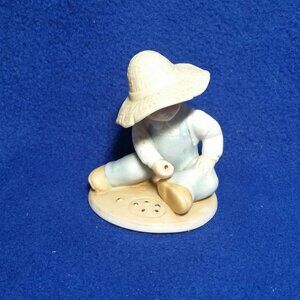 Circle of Friends A Time To Lauch A Time To Play Figurine Boy Shooting Marbles